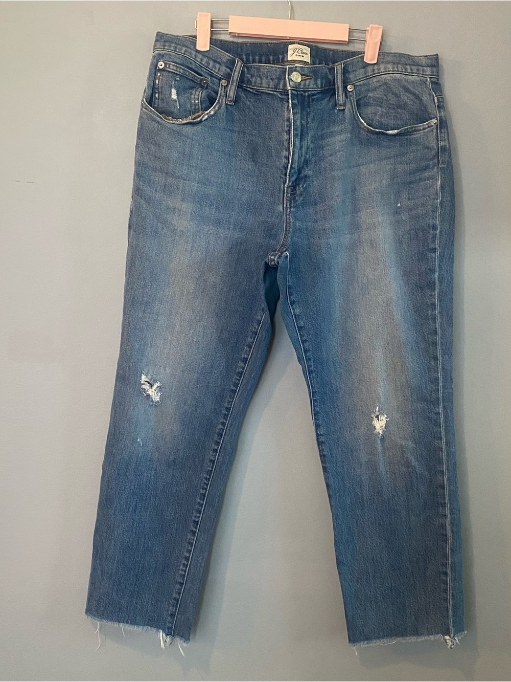 J. Crew Blue Women's Slim Boyfriend Jeans SZ 32